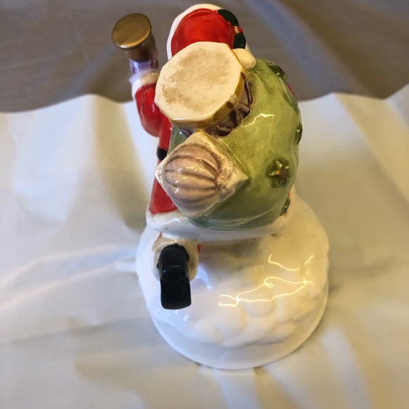 Vtg Santa w/ Presents Rotating Music Box “Jingle Bell Rocks” Otagiri Japan - Picture 3 of 5
